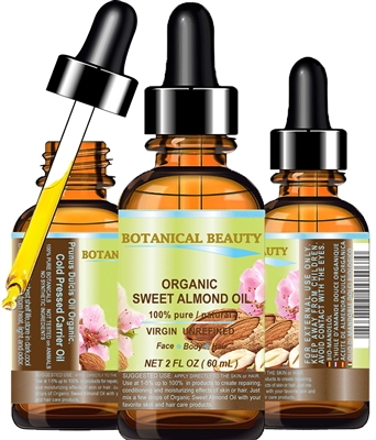 Organic Sweet Almond Oil Botanical Beauty