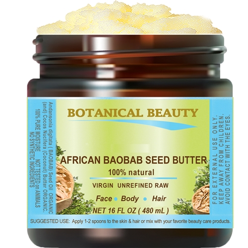 African Baobab Seed Butter Organic Botanical Beauty