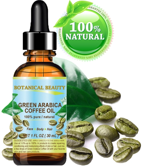 Green Arabica Coffee Oil Brazilian Botanical Beauty