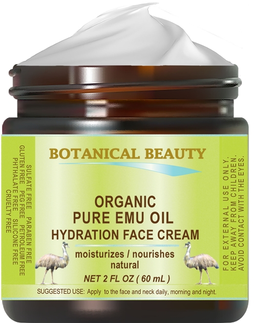 Botanical Beauty ORGANIC EMU OIL HYDRATION FACE CREAM