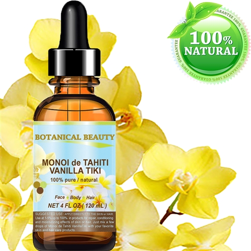 Botanical Beauty MONOI de TAHITI OIL Vanilla Tiki