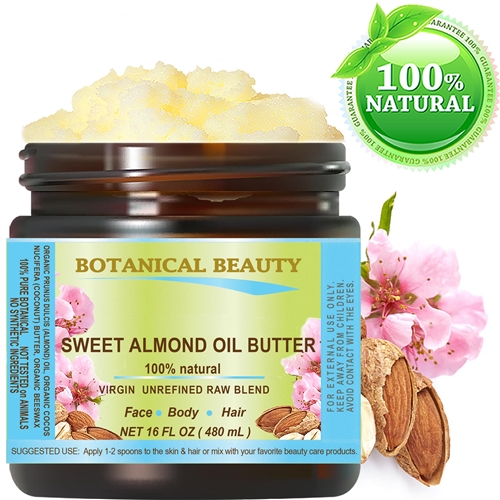 Botanical Beauty ORGANIC SWEET ALMOND oil BUTTER