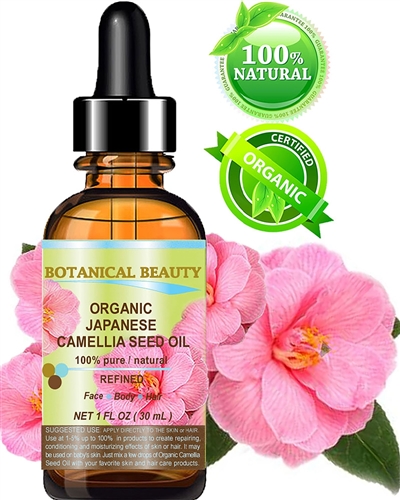 Japanese Organic Camellia Seed Oil Botanical Beauty