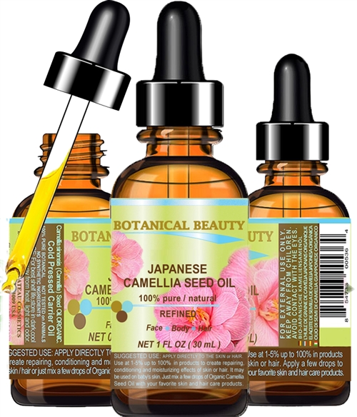 Japanese Organic Camellia Seed Oil Botanical Beauty