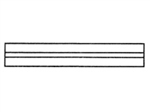 Liner for Perkin-Elmer, Splitless, 100mm L