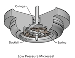 Low Pressure Microseal Kit (nut & two #978422 Microseals for Agilent Instruments)