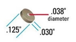 2 µm Stainless Steel Replacement Frit (10/pk)