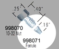 Ferrule, Stainless Steel , 1/16"