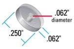 Frit SS Nat 10µm Ø.062 x .065 x Ø.250