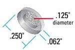 Frit SS Nat 20µm Ø.125 x .065 x Ø.250