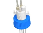Vaplock BOTTLE CAP, with Helicoil 1/4-28 ports, for GL32 bottle; 3 lines w /valves