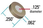 Frit SS Nat 2µm Ø.125 x .065 x Ø.2485