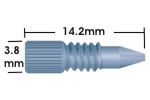 Headless Nut 6-32 Coned 360µm