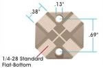 Cross Assy PEEK .020in thru