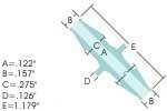 Connector Barbed 3/16 x 3/16