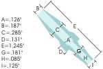 Reducer Barbed 3/16 x 1/8