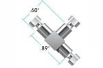 Upchurch Tee Assy .020in thru