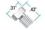 Upchurch M6 Male Nut