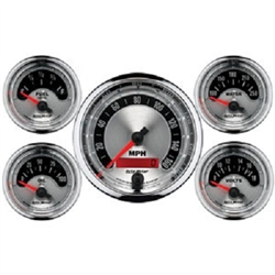 Auto Meter 1202 American Muscle 5 Piece Gauge Kit Box