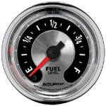 Auto Meter 1209 American Muscle 0 Ohms E - 280 Ohms F Programmable Fuel Level Gauge