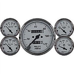 Auto Meter 1901 American Platinum 5 Piece Gauge Kit