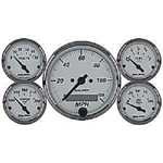 Auto Meter 1902 American Platinum 5 Piece Gauge Kit