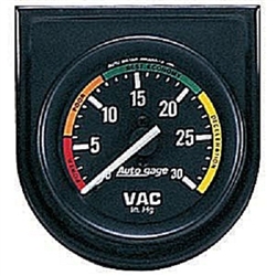 Auto Meter 2337 Auto Gauge 30 In. Hg. Vacuum Individual Gauge Console