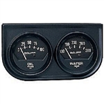 Auto Meter 2345 Auto Gauge Oil Pressure/Water Temperature Two Gauge Console