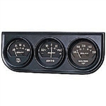 Auto Meter 2347 Auto Gauge Oil Pressure/Amp/Water Temperature Three Gauge Console