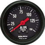 Auto Meter 2620 Z Series 0-150 PSI Air Pressure Gauge