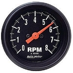 Auto Meter 2698 Z Series 8000 RPM Tacometer Gauge