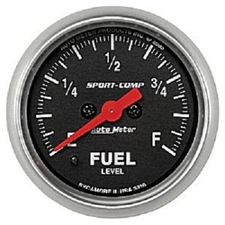 Auto Meter 3310 Sport-Comp 0-280 ohm Fuel Level Gauge