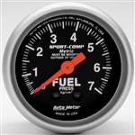 Auto Meter 3312-J Sport-Comp 0-7 Kg/Cm2 Fuel Pressure Gauge