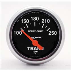 Auto Meter 3357 Sport-Comp 100-250 °F Transmission Temperature Gauge
