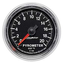 Auto Meter 3845 GS 0-2000 °F Pyrometer Gauge