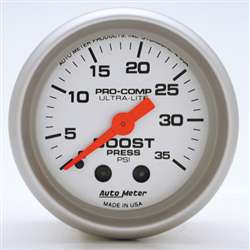 Auto Meter 4304 Ultra-Lite 35 PSI Boost Gauge