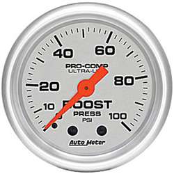 Auto Meter 4306 Ultra-Lite 100 PSI Boost Gauge