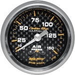 Auto Meter 4720 Carbon Fiber 0-150 PSI Air Pressure Gauge