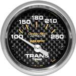 Auto Meter 4757 Carbon Fiber 100-250 °F Transmission Temperature Gauge