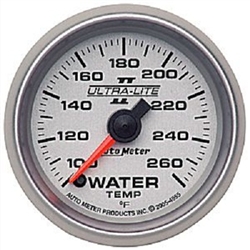 Auto Meter 4955 Ultra-Lite II 100-260 °F Water Temperature Gauge