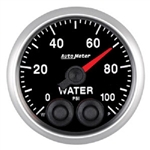 Auto Meter 5668 Elite Series 0-100 PSI Water Pressure Gauge