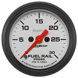 Auto Meter 5793 Phantom 0-30000 PSI Diesel Fuel Rail Pressure Gauge