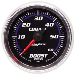 Auto Meter 6170 Cobalt 0-60 PSI Boost Gauge