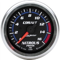 Auto Meter 6174 Cobalt 0-1600 Nitrous Pressure Gauge