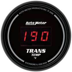 Auto Meter 6349 Z Series 0-300 °F Transmission Temperature Gauge