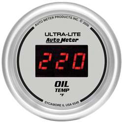 Auto Meter 6548 Ultra-Lite 0-340 °F Oil Temperature Gauge