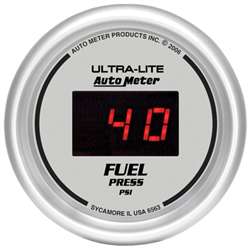 Auto Meter 6563 Ultra-Lite 5-100 PSI Digital Fuel Pressure Gauge