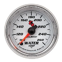 Auto Meter 7155 C2 100-260 °F Water Temperature Gauge