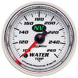 Auto Meter 7355 NV 100-260 °F Water Temperature Gauge