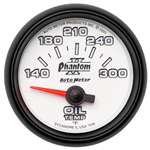 Auto Meter 7548 Phantom II 140-300 °F Oil Temperature Gauge